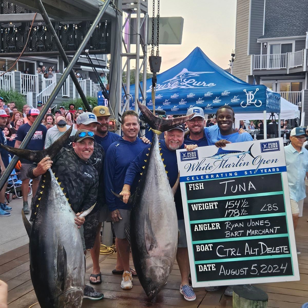 Big Tunas Highlight Day 1 of the 2024 White Marlin Open