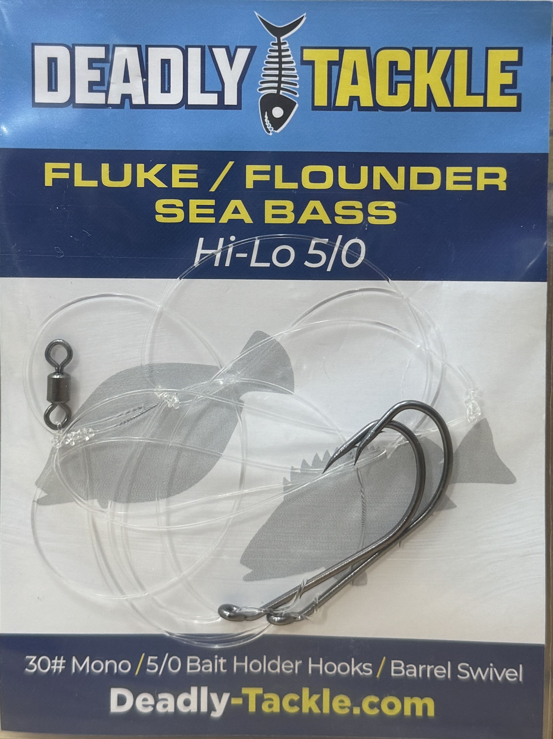 Gamakatsu Hi-Lo Surf Fishing Rigs (No Hooks) - 10 Pack For Striper, Sea Bass