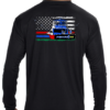 NEW Thin Red-Blue-Green Line Flag Long Sleeve Tech - Image 2