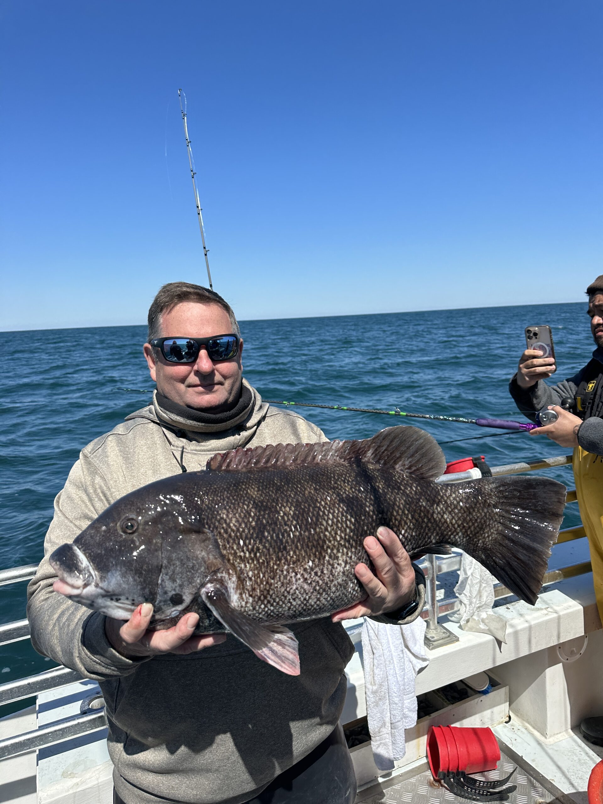 Flounder, Rockfish, BIG Tautog & The First Bluefish of the Season
