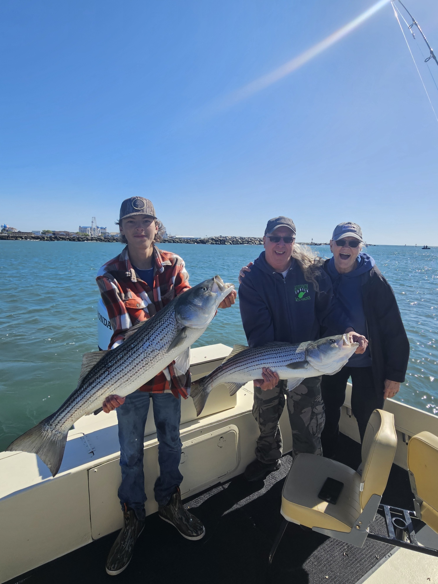 Some Big Striped Bass Around