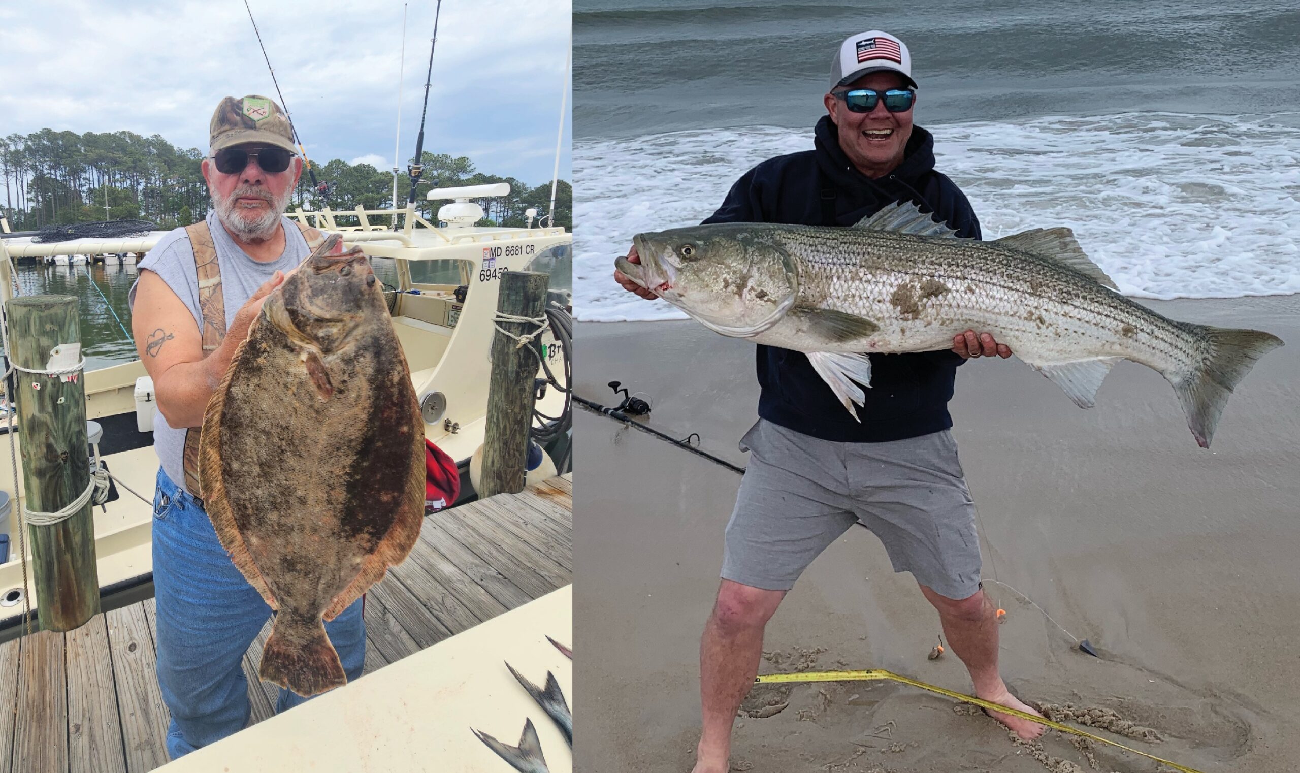 A 6.5 Pound Flounder and The Biggest Striped Bass of My Life