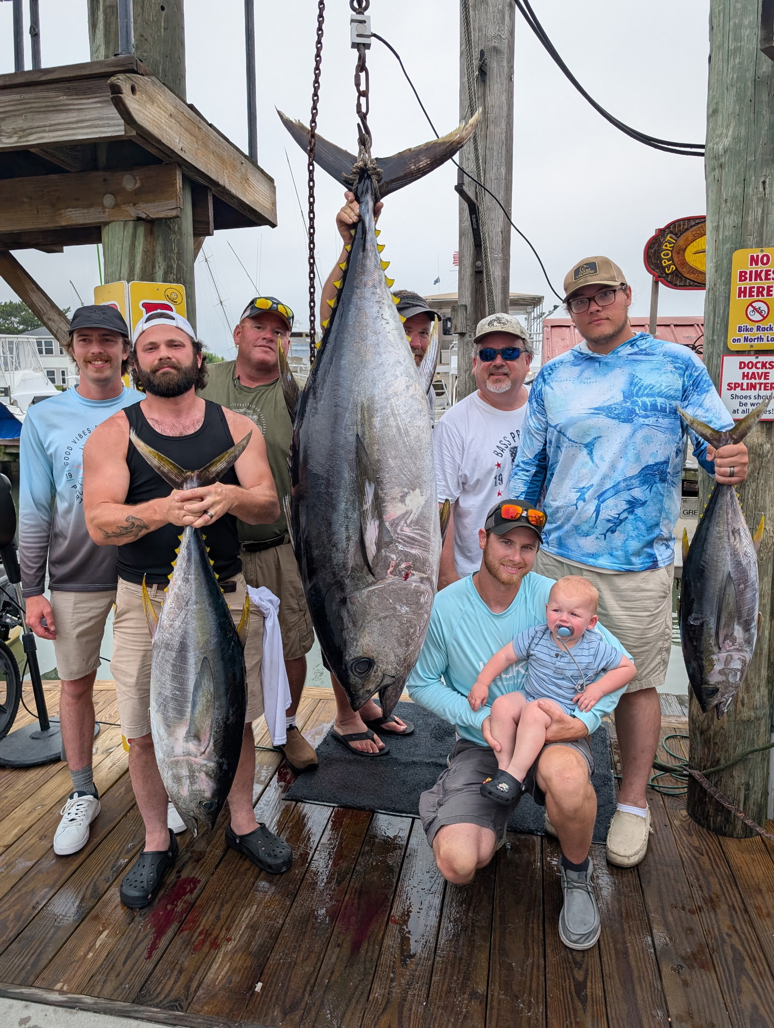 Bigeye and Some BIG Yellowfin Tuna