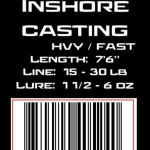 NEW Deadly Tackle Elite Series Casting Rod - 7' 6" Heavy - Ocean Stick