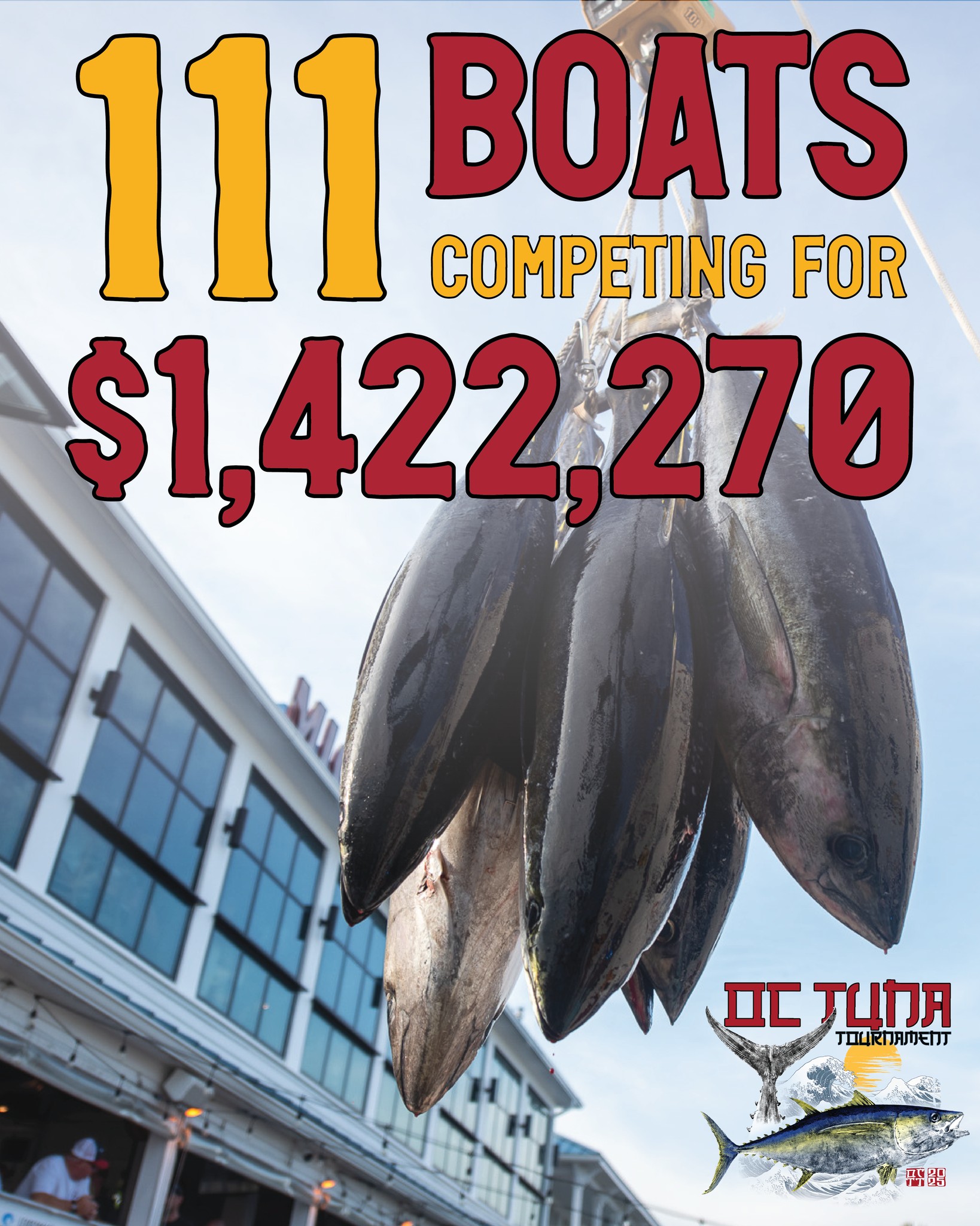 111 Boats and Over $1.4 Million in the 38th Annual OC Tuna Tournament