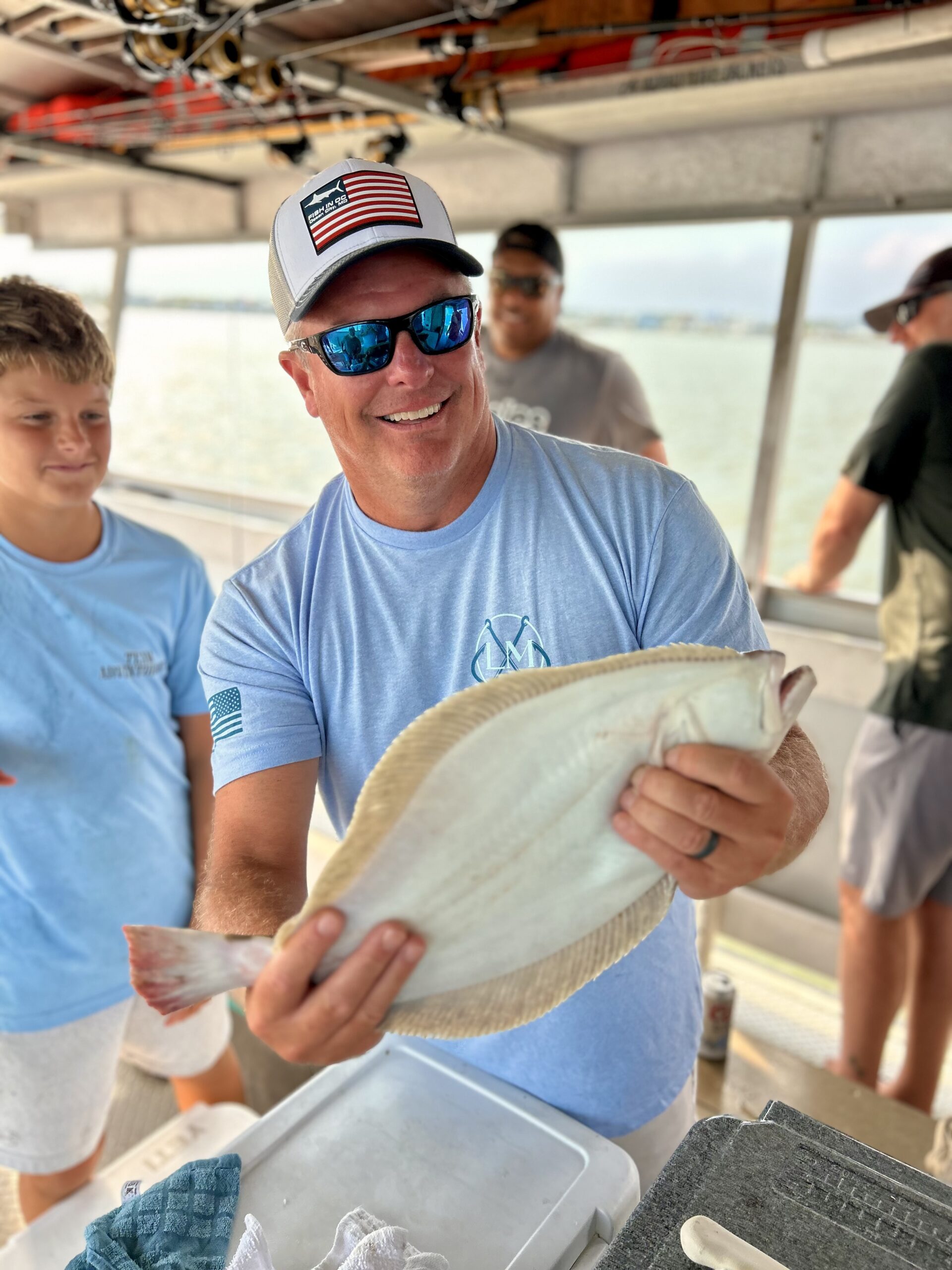 Caught Flounder in Dookie Brown Water