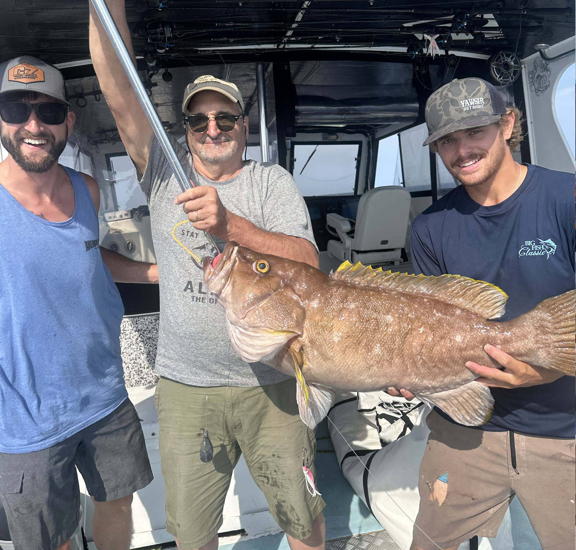 Flounder, Sheepshead, Tautog and A Yellowedge Grouper