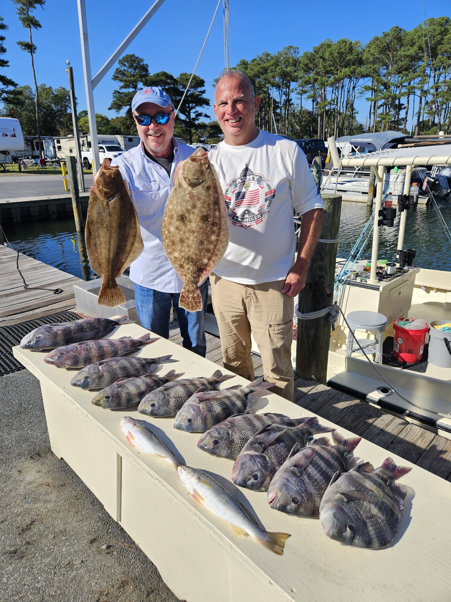 Triggerfish, Flounder and Sheepshead