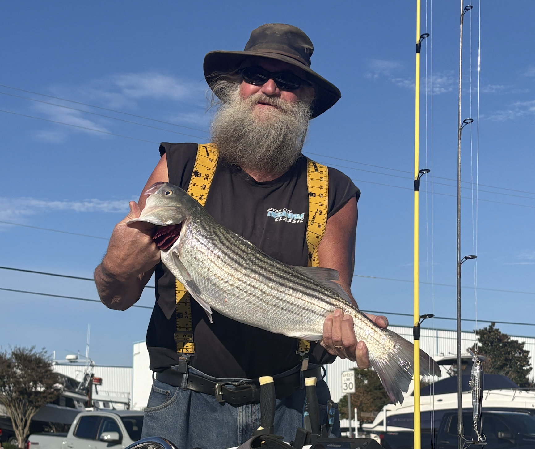 Some Keeper Rock From the Bay and Finally Some Sea Bass