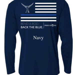 OG Bend a Rod. Back the Blue Long Sleeve Performance Shirt