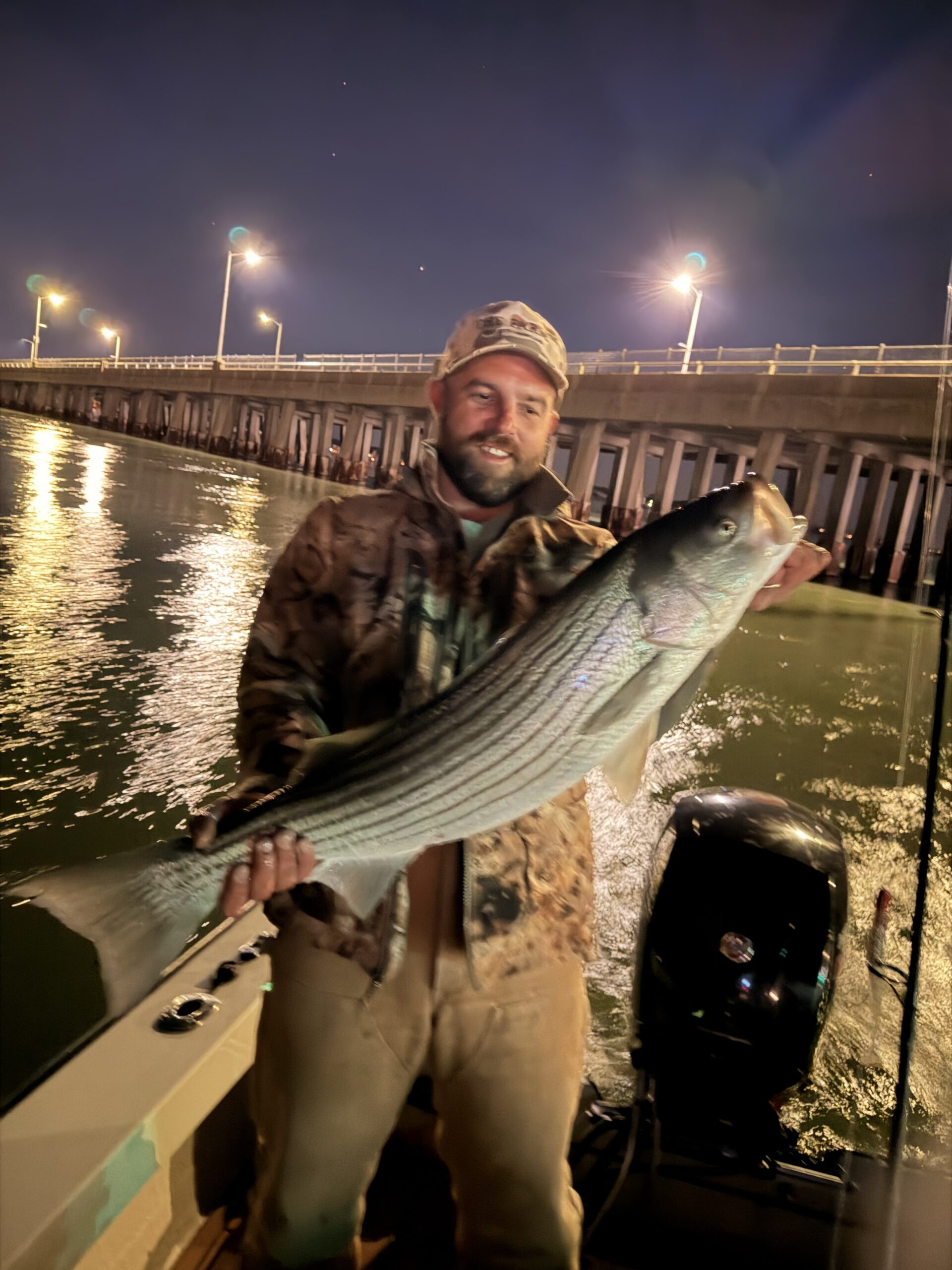 BIG Nighttime Stripers