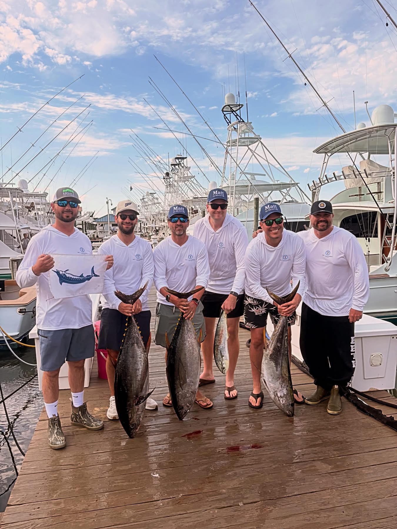 Yellowfin Tuna Offshore, Flounder in the Back Bay
