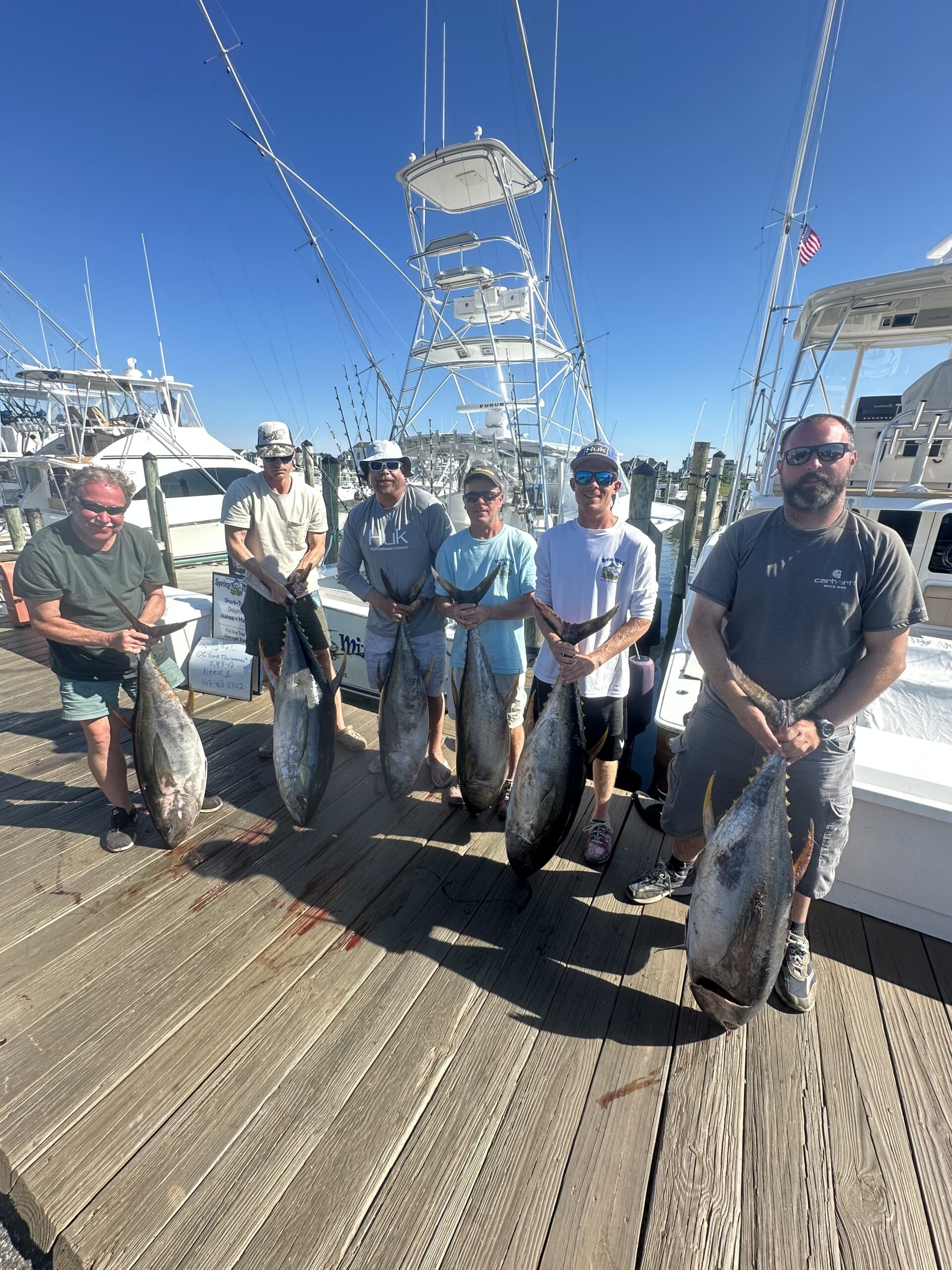 Good Flounder Bite and Some Big Yellowfin Tuna in the Mix