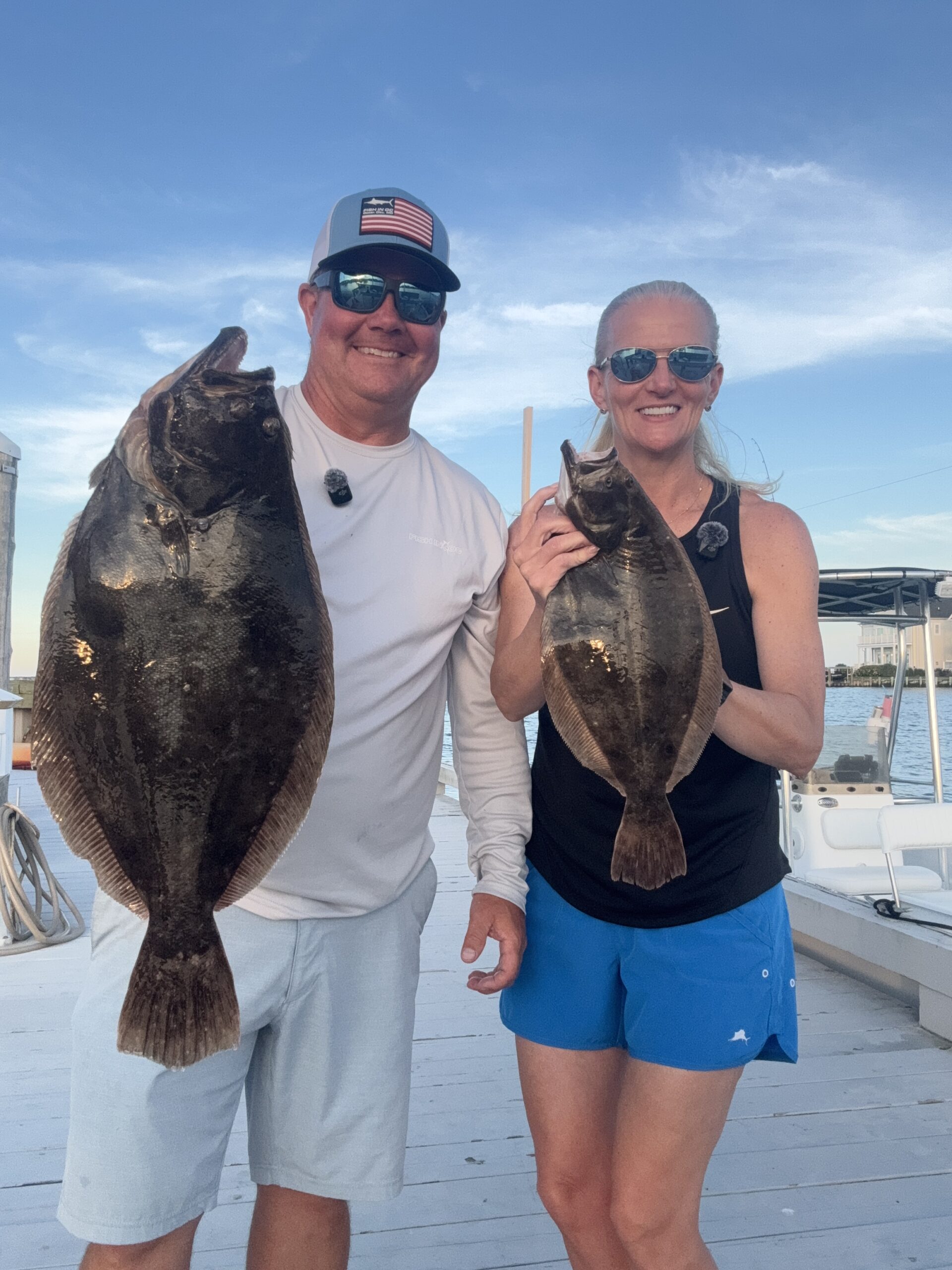 A BIG Flounder From the Back Bay