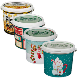 The Original Fisher's Popcorn 1 Gallon Tub