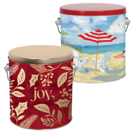 The Original Fisher's Popcorn 1 Gallon Cans