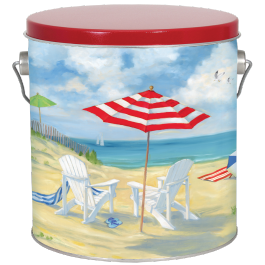 The Original Fisher's Popcorn 1 Gallon Cans