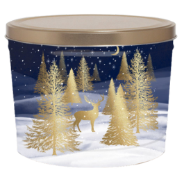 The Original Fisher's Popcorn 2 Gallon Cans - Christmas