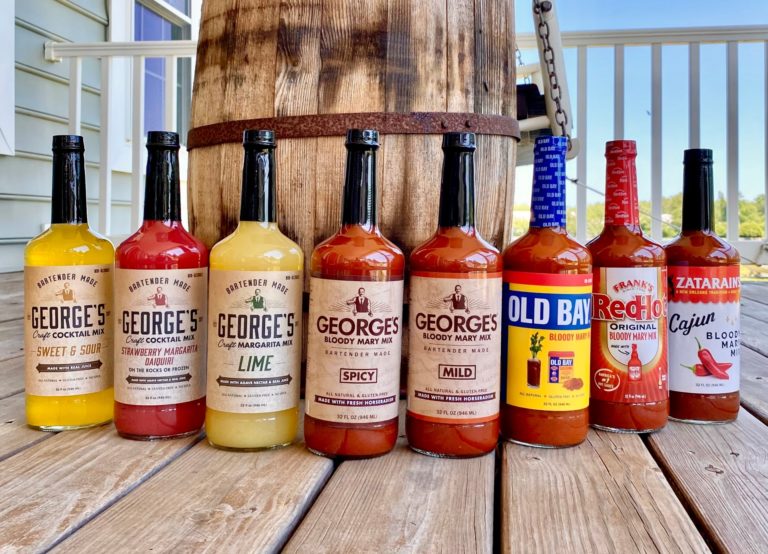 georges bottles around barrel