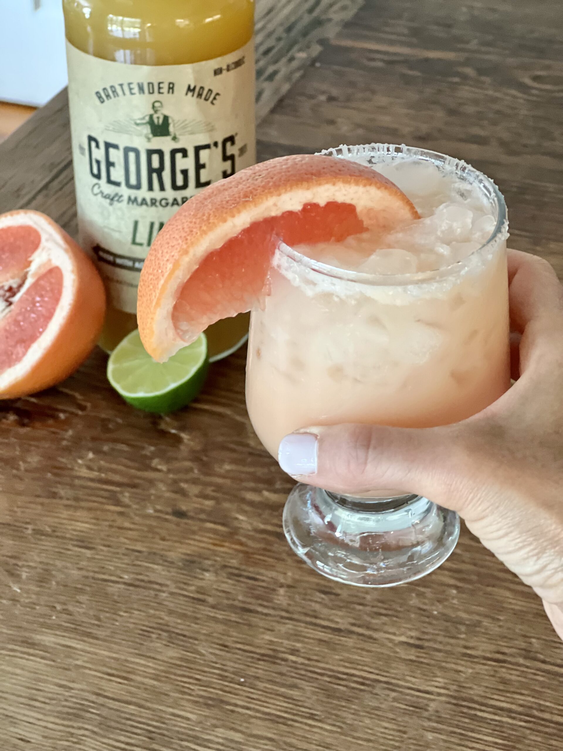 Coconut Grapefruit Margarita cocktail recipe