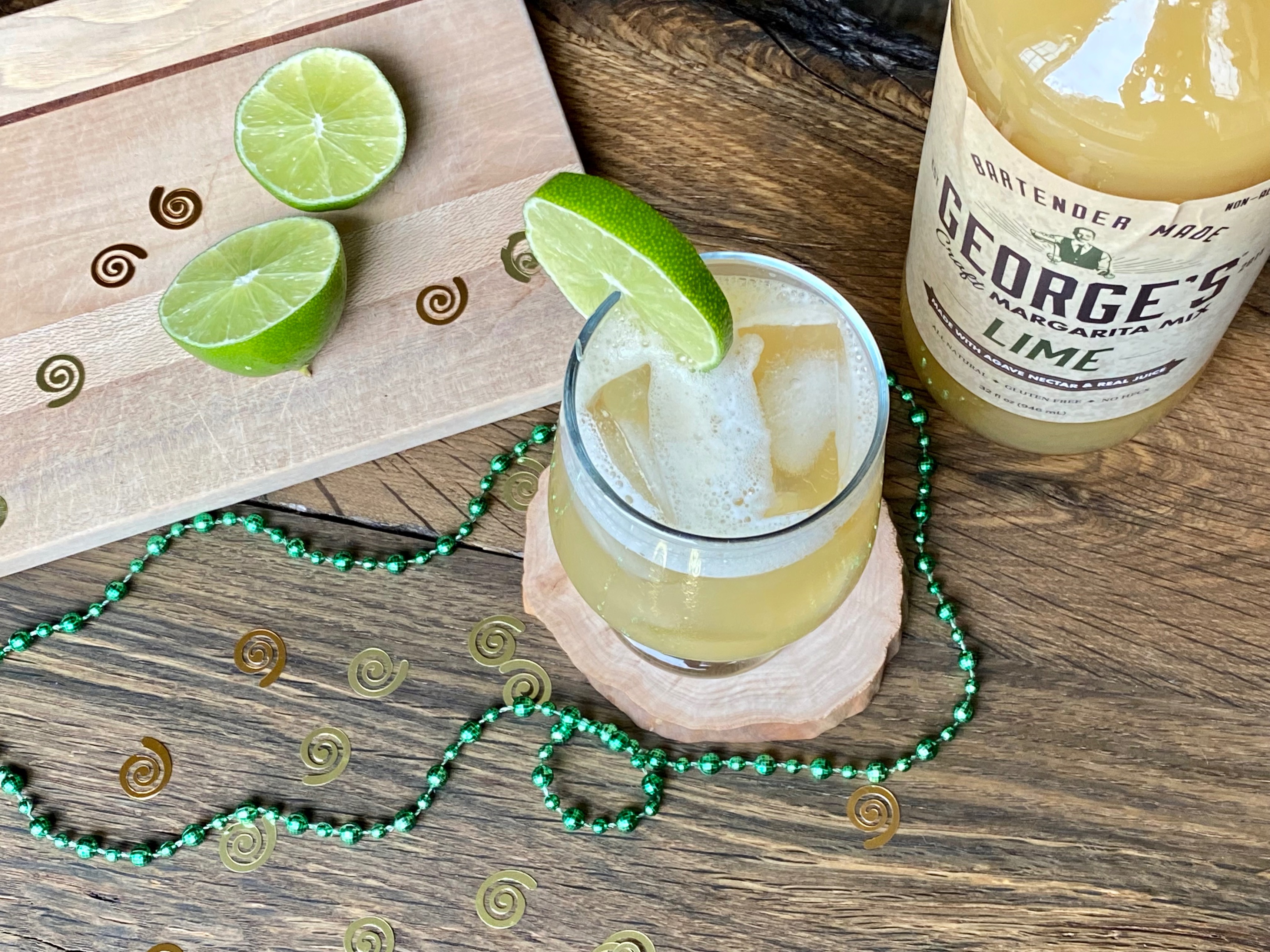 irish cocktail with margarita mix and whiskey and ginger ale