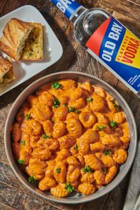 Gnocchi made with Old Bay Vodka