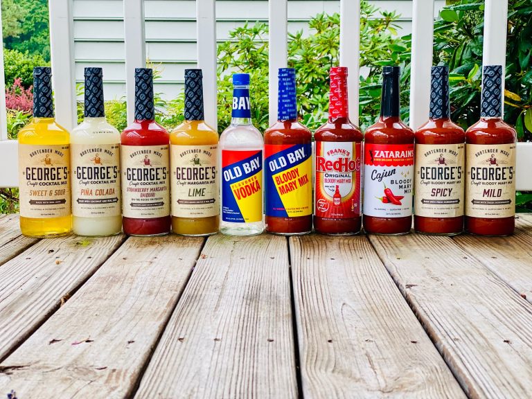 George's Craft Cocktail Mixes and Old Bay Vodka