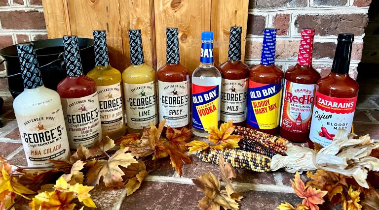 George's Craft Cocktail Mixes and Old Bay Vodka
