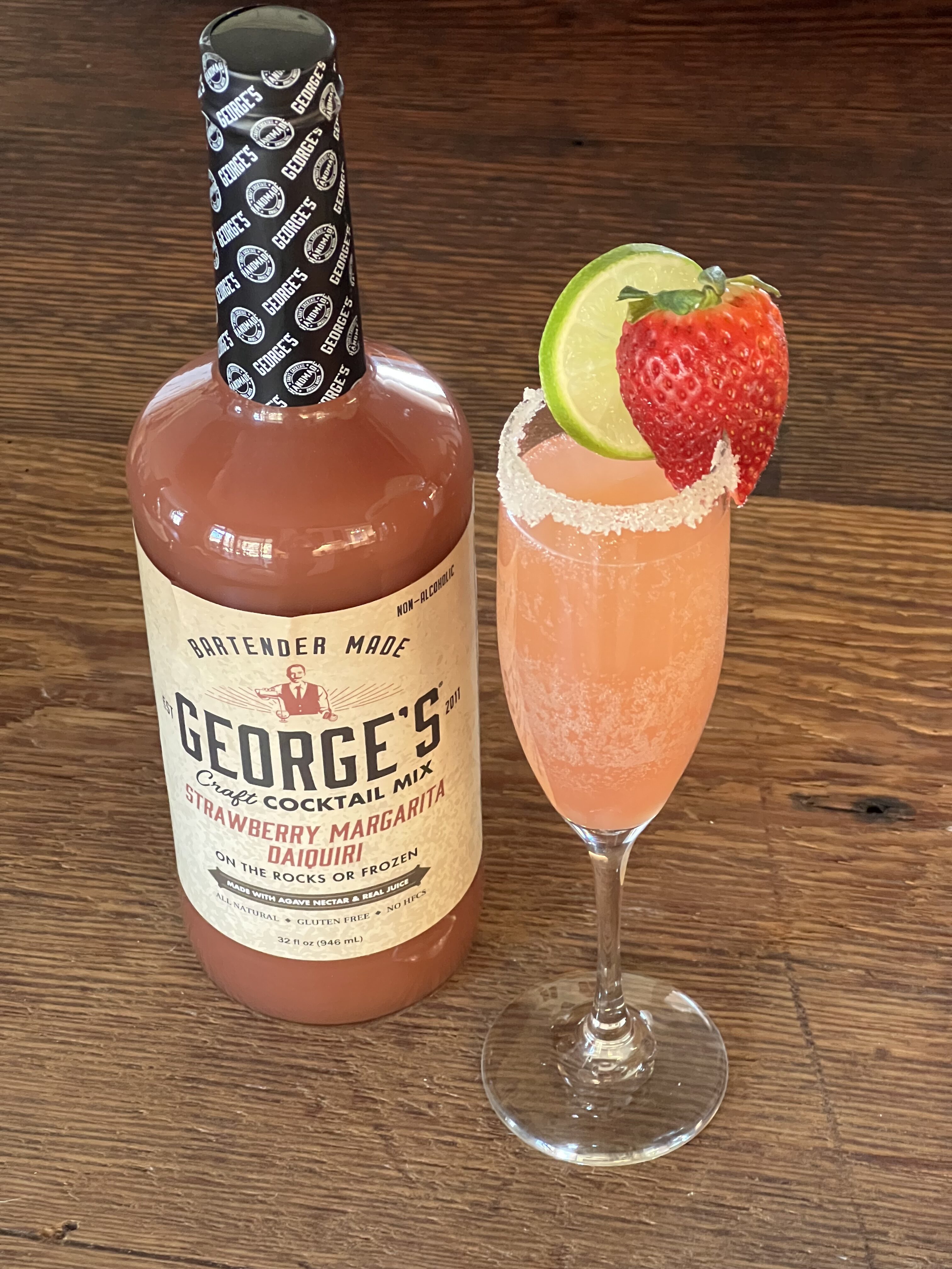 Strawberry Margarita Mimosa Recipe