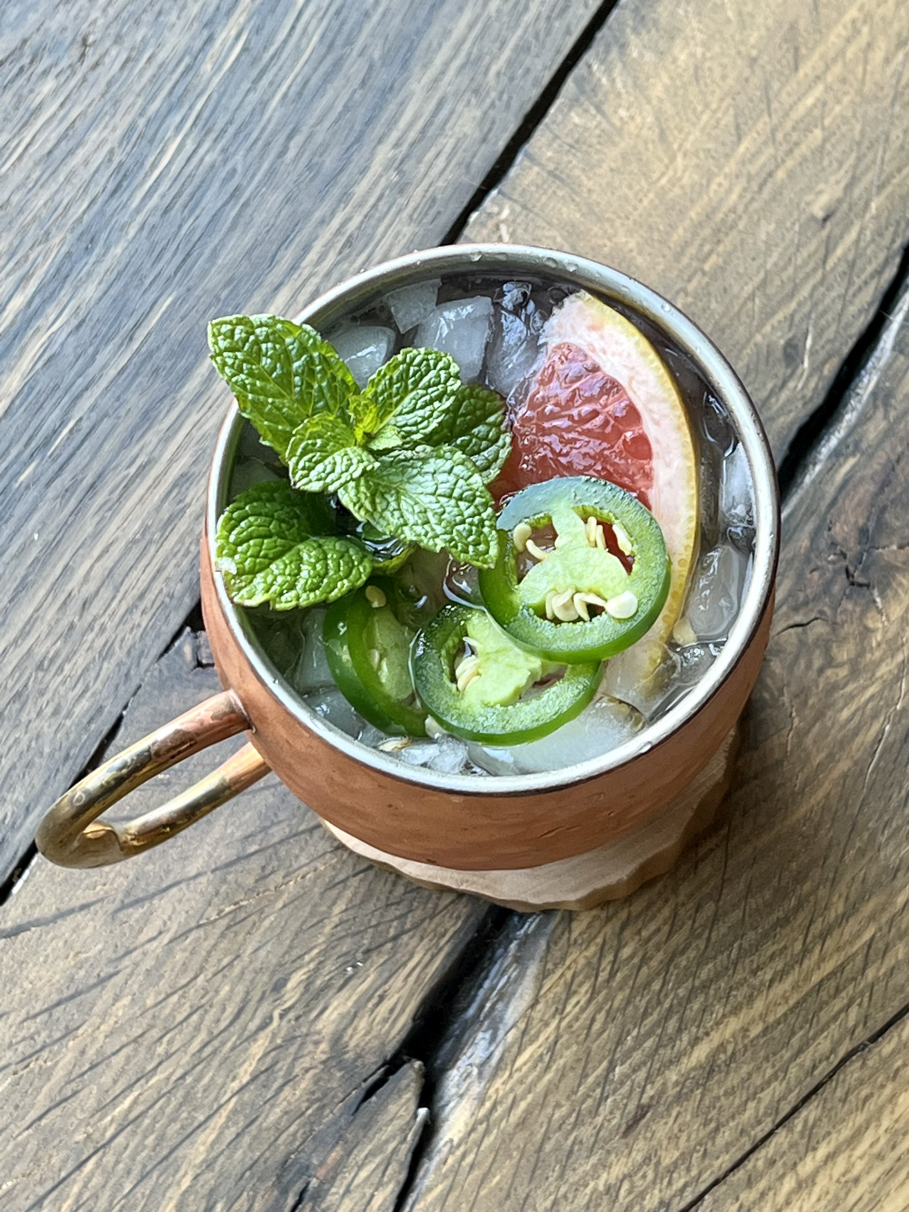 Spicy Grapefruit Mule Mocktail Recipe