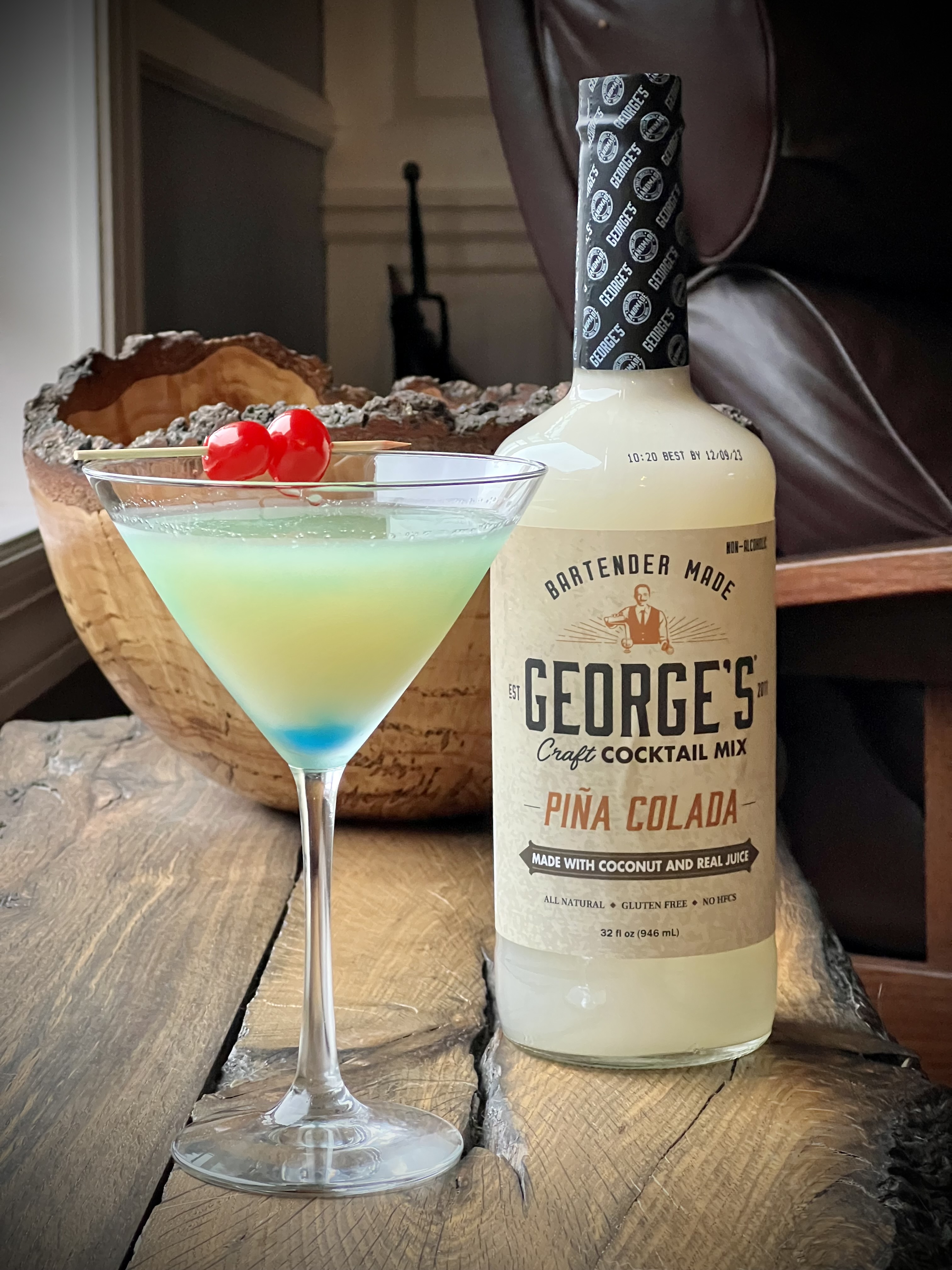 Piña Colada Martini cocktail recipe