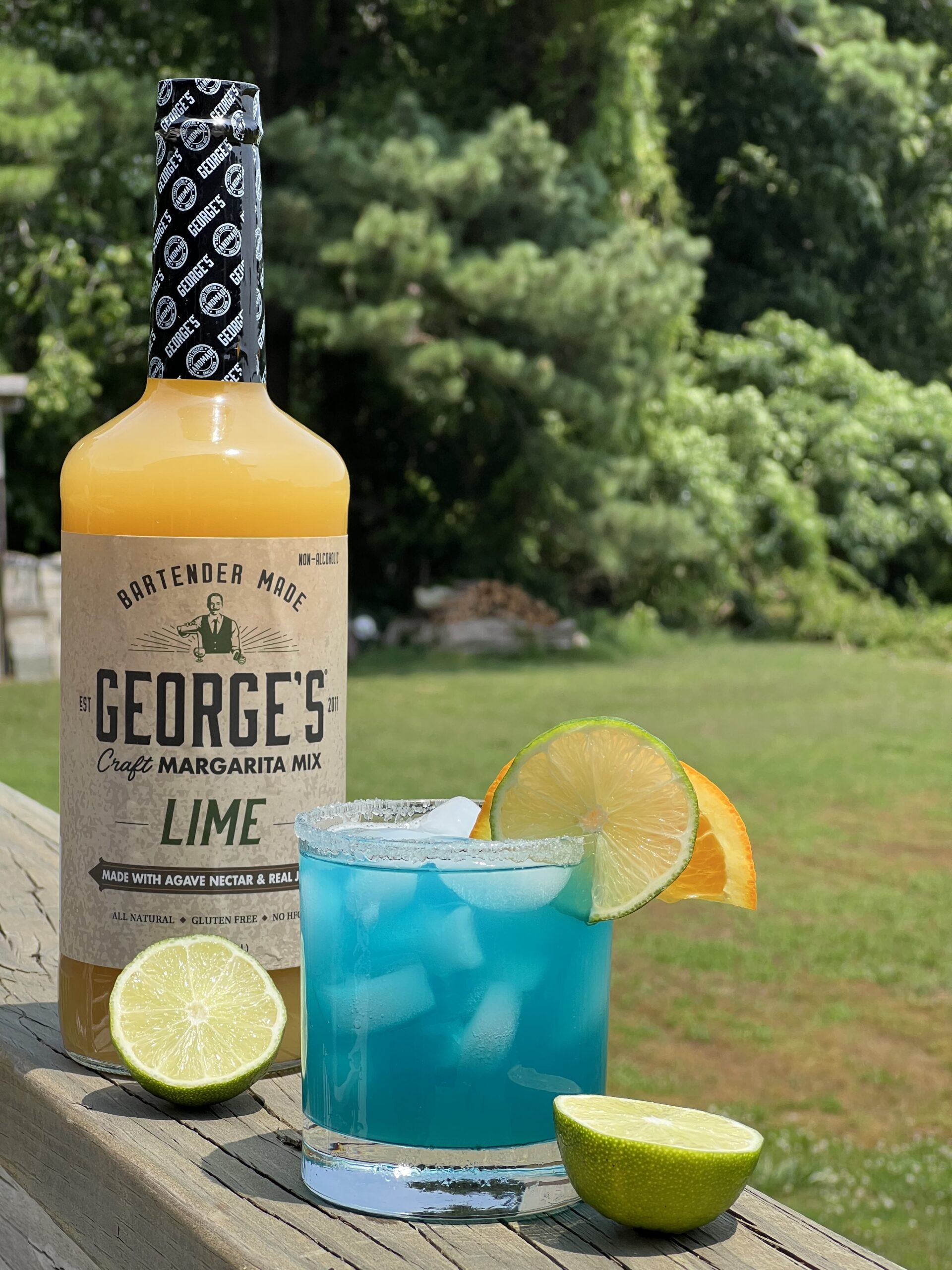 Blue Margarita cocktail recipe