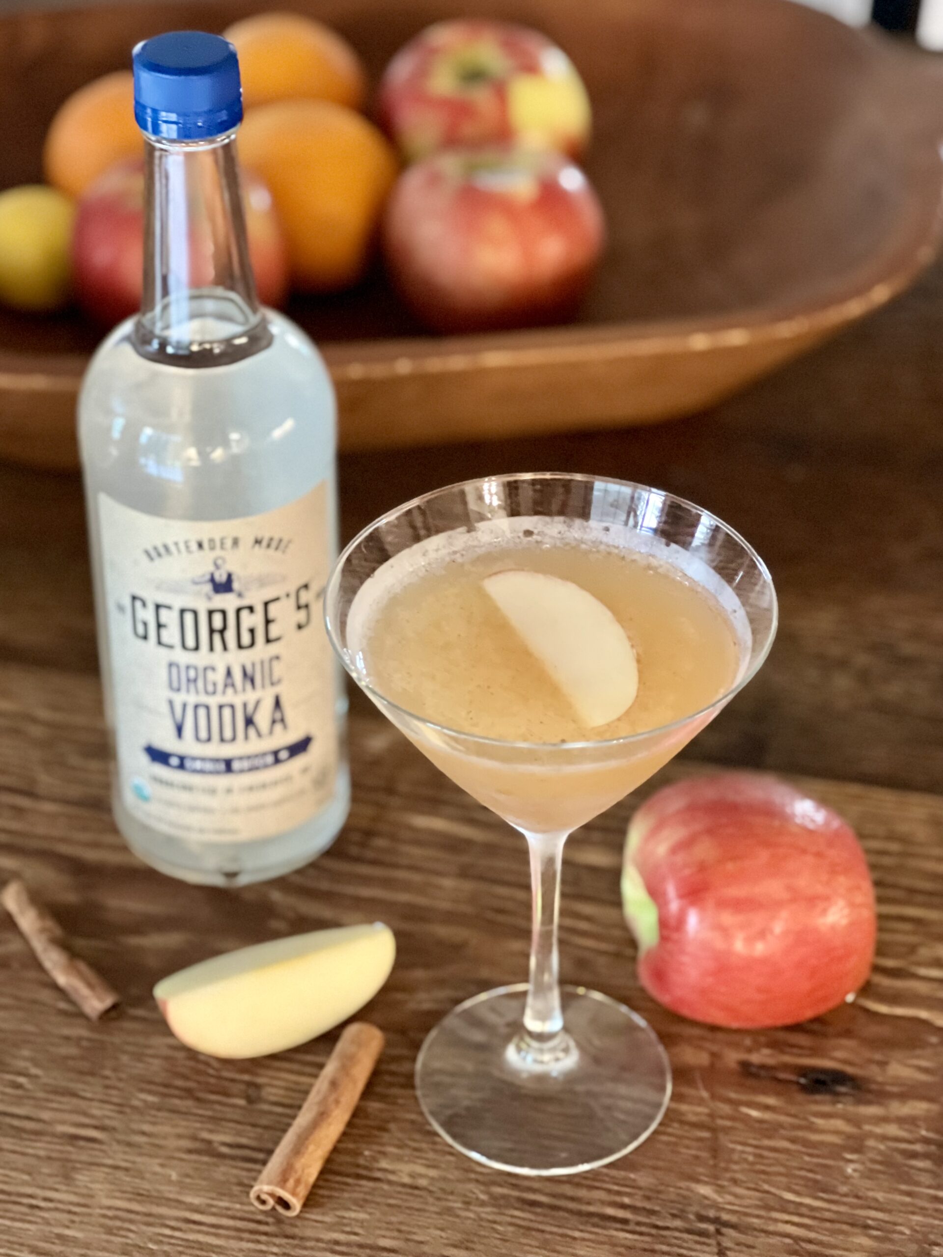 Apple cider Martini cocktail recipe