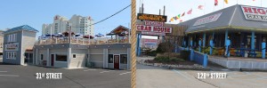 31st street and 128th street for higgins crab house ocean city md