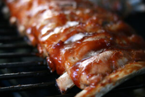 ribs on the grill