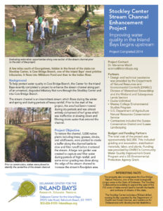Stokely Center Stream Channel