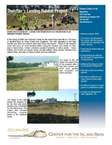 Thatcher's Landing Habitat Project