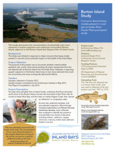 a brochure with information about the land