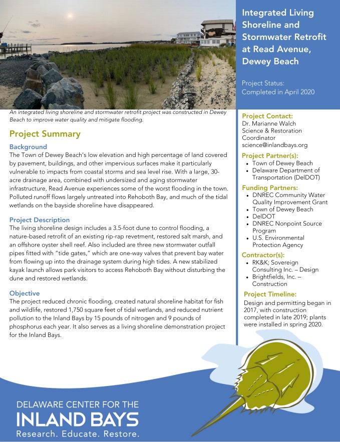 the flyer for the project is shown