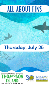 a poster for a fishing tournament with a shark and a fish in the water