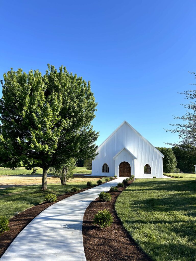 The Garden Room event space at King Cole Farm in Dover, DE