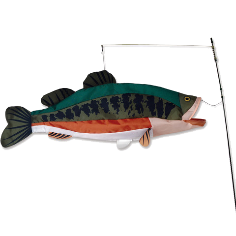 Large Mouth Bass Swimming 3D Fish by Premier Large Mouth Bass Swimming 3D Fish by Premier