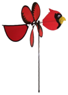 Baby Bug Cardinal Spinner by In the Breeze