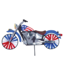 Patriotic Motorcycle Spinner - 22" by Premier