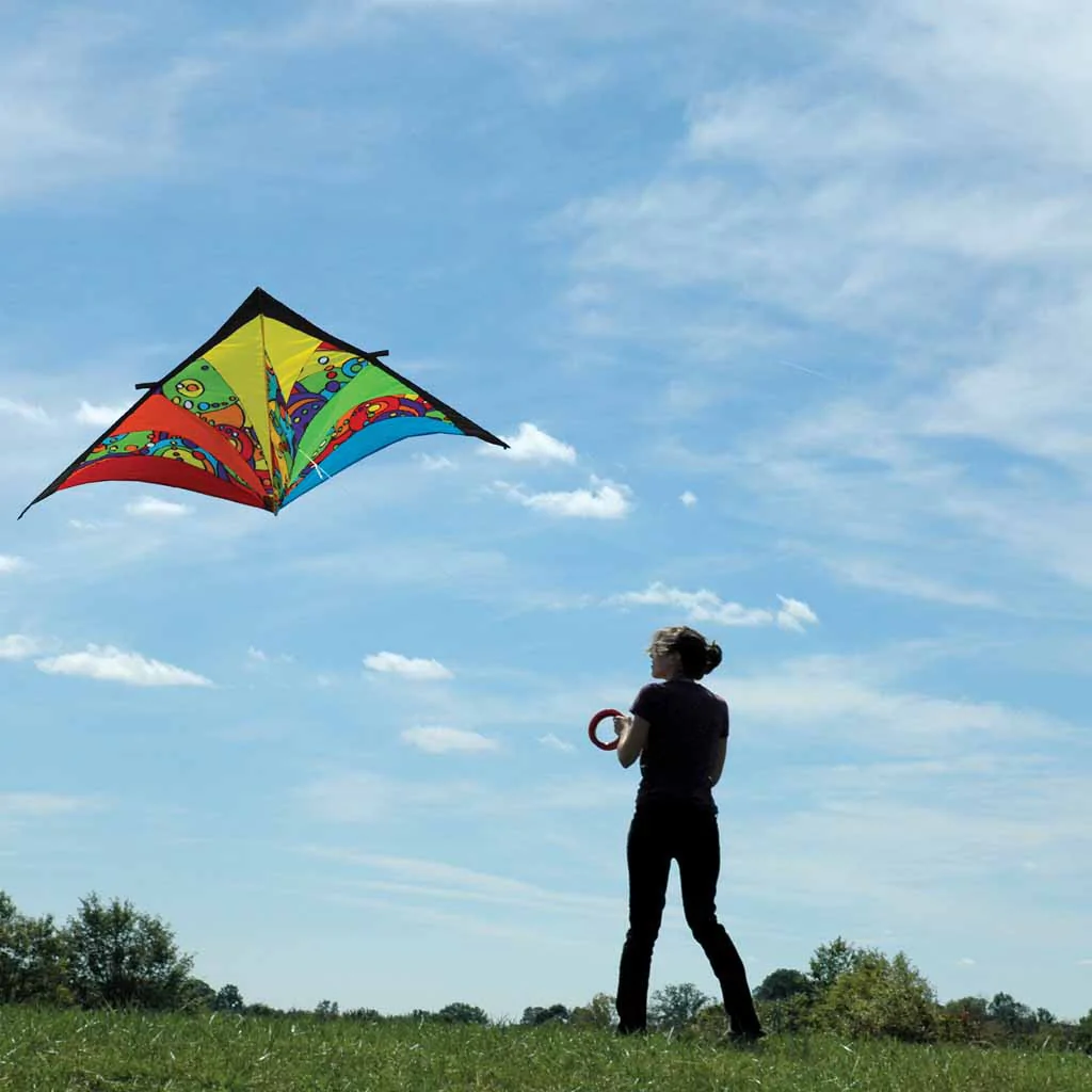 Rainbow Orbit 9' Delta Kite by Premier Rainbow Orbit 9' Delta Kite by Premier