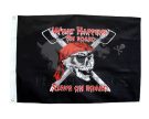 What Happens on Board Grommeted Pirate Flag - 3' x 5'