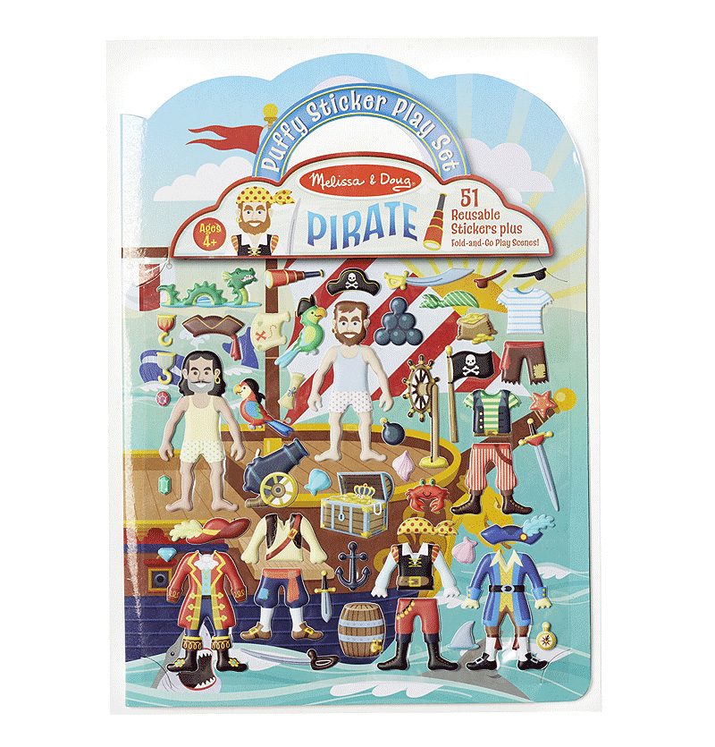 Puffy Sticker Play Set - Pirate Puffy Sticker Play Set - Pirate