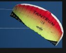 Tantrum 220 Foil Stunt Kite by Prism - Lava