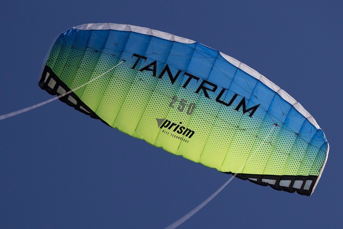 Tantrum 250 Foil Stunt Kite by Prism - Ocean Tantrum 250 Foil Stunt Kite by Prism - Ocean