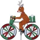 Reindeer on a Bicycle/Bike Garden Spinner - 30" by Premier